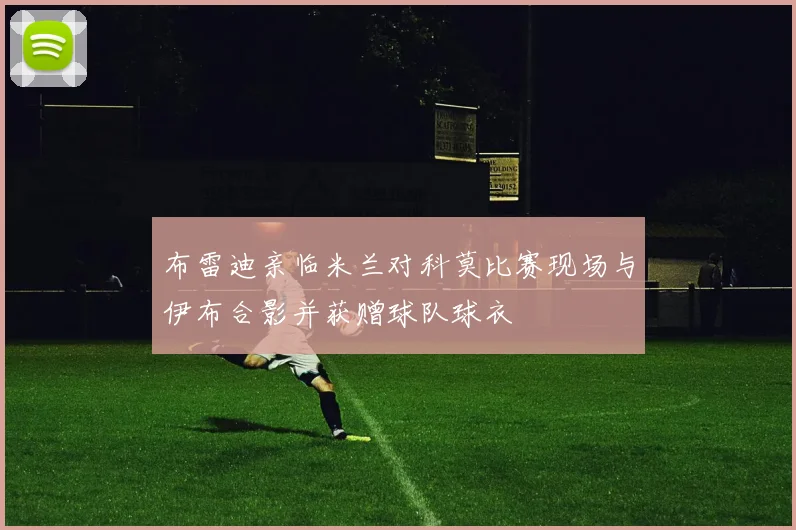 布雷迪亲临米兰对科莫比赛现场与伊布合影并获赠球队球衣